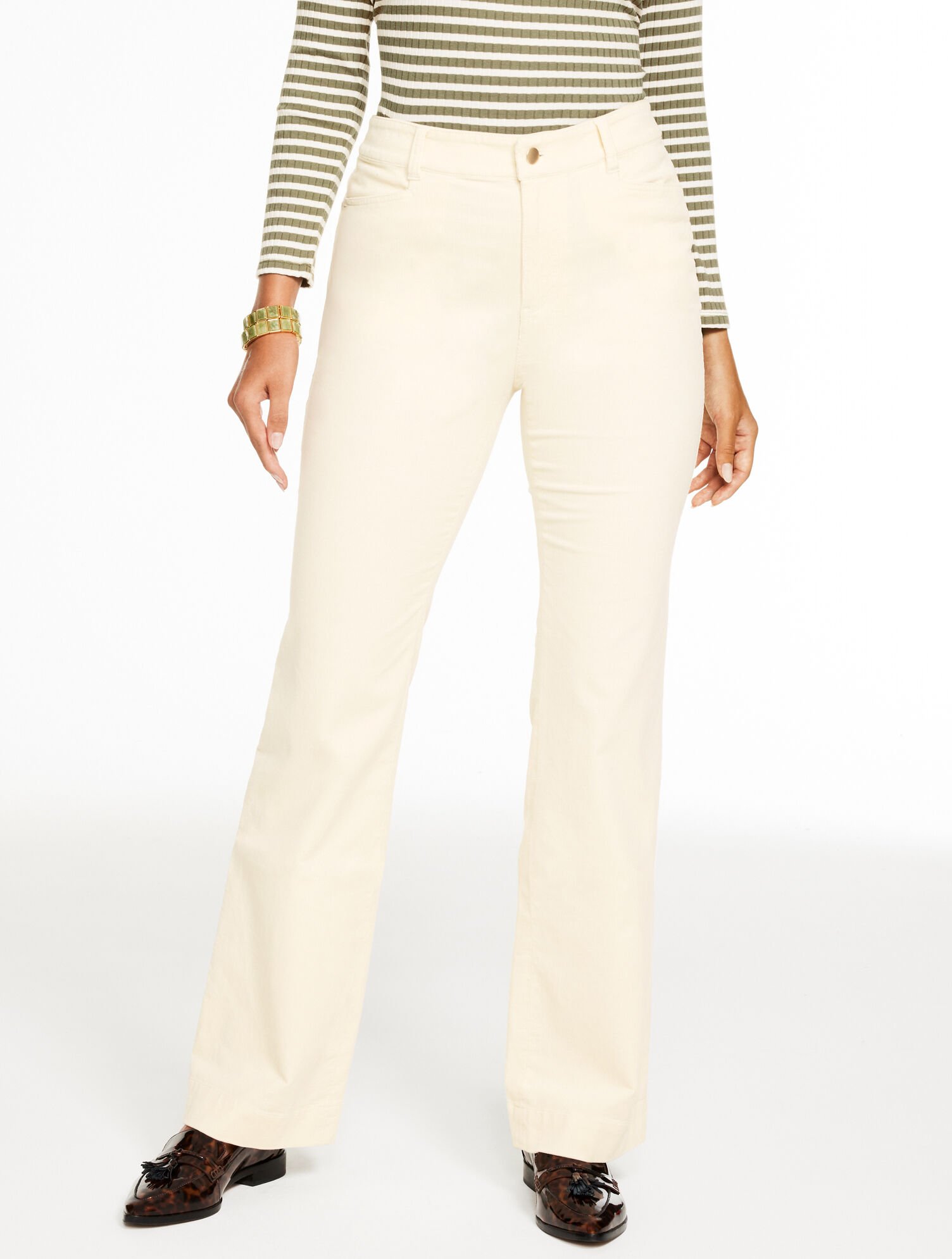 Flare Leg Stretch Corduroy Pants | Talbots