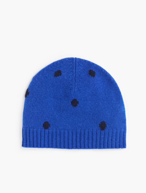 Cashmere Polka Dot Hat