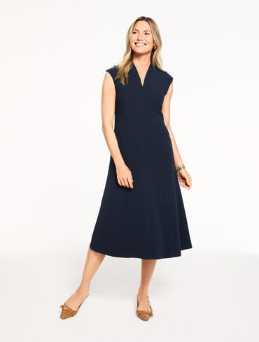Women's Petite Blue Travel Dresses | Talbots Women's Petite Blue Travel Dresses | Talbots