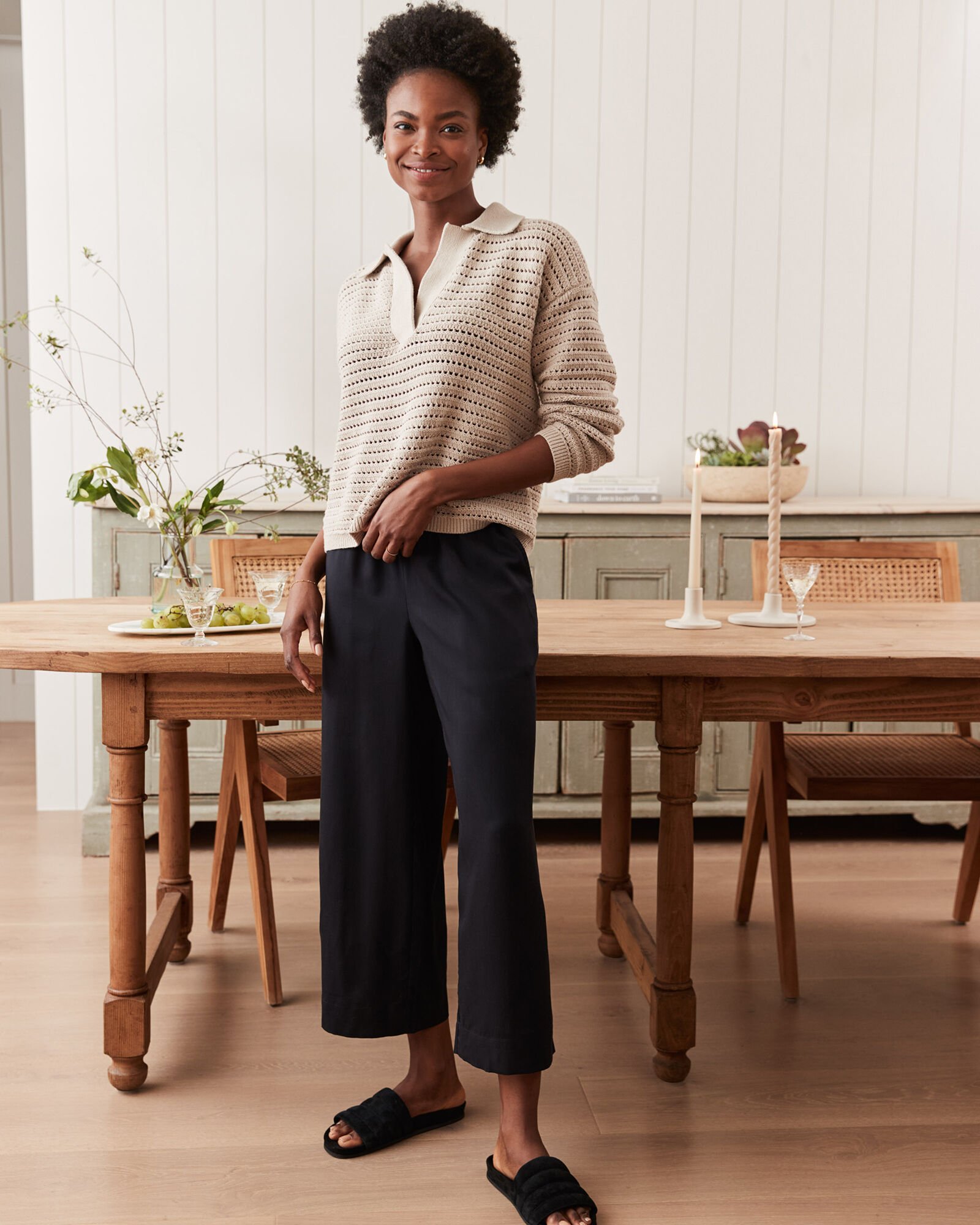 トップス OVY Standard Seed Stitch Polo L Standard Seed Stitch Polo | OVY