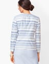 Stripe Biscay Open-Front Jacket