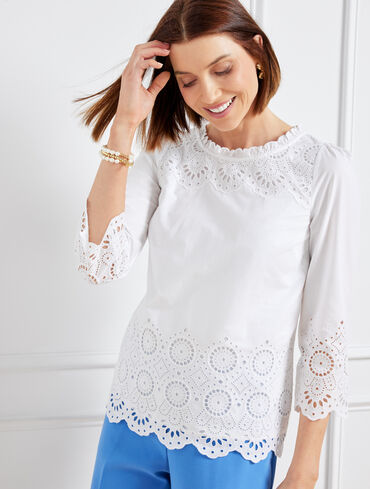 Shop Women's Shirts at Talbots: Blouses, Popovers & More