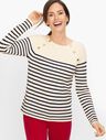 Pima Mariner Stripe Sweater
