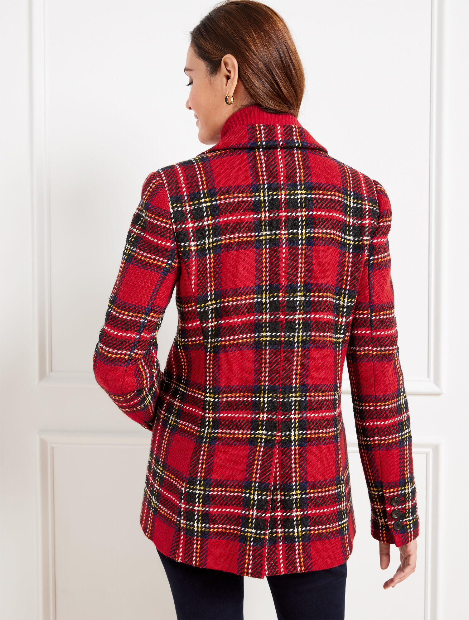 Snowstorm Plaid Blazer