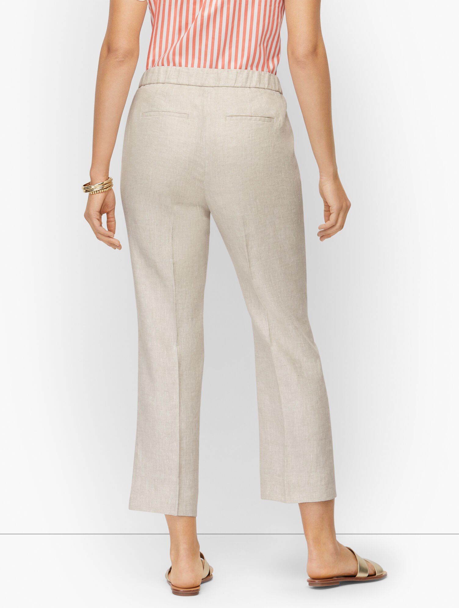 Linen Demi Boot Pants - Colors