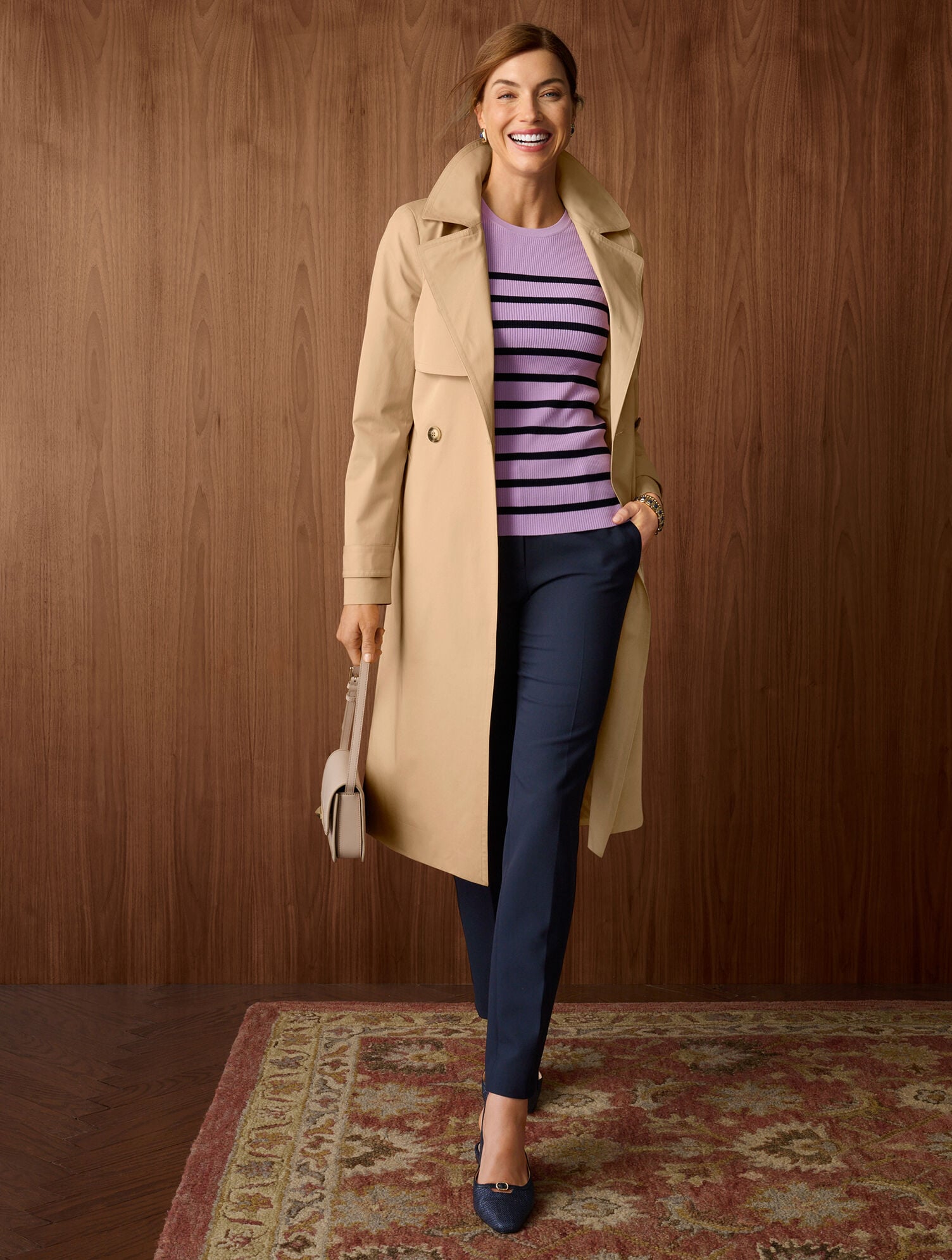 Talbots Hampshire Straight Ankle Pants