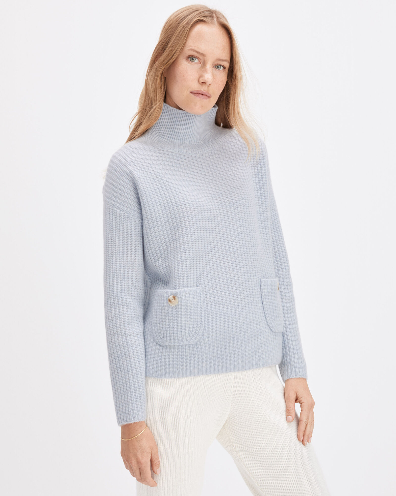 Cashmere Funnel Neck Sweater Haven Well Within