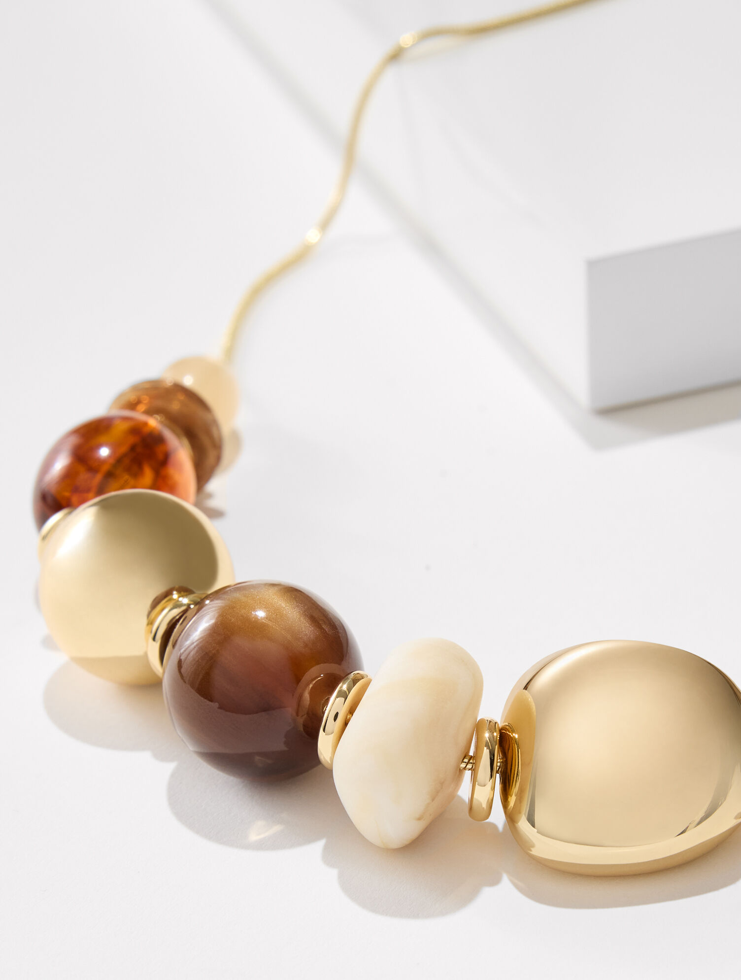 Chunky Bead Adjustable Necklace