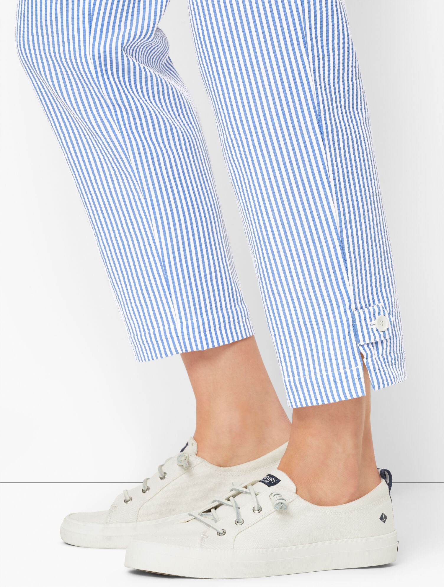 Perfect Crops - Sunshine Seersucker - Curvy Fit