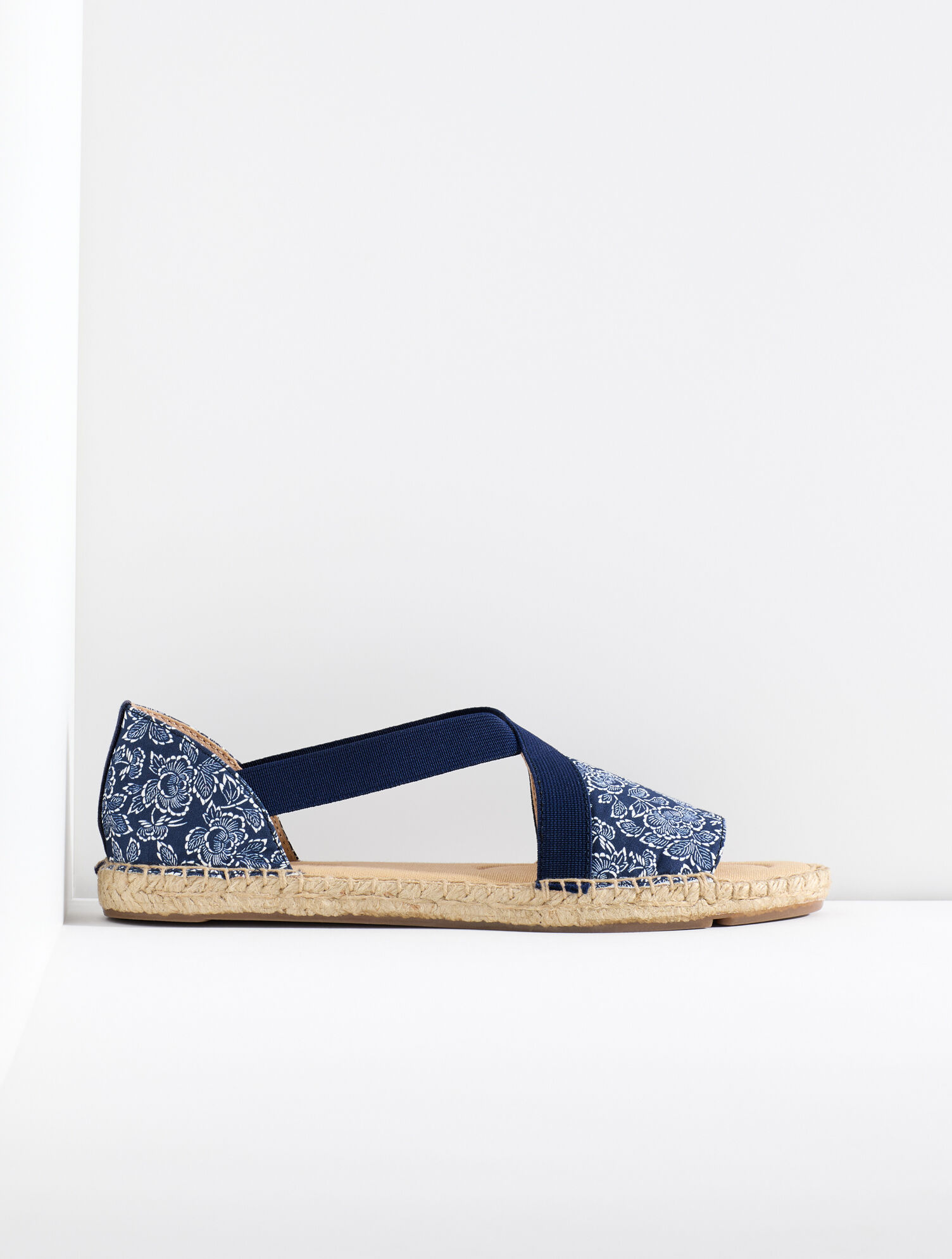 Ilyssa Canvas Espadrille Flats - Capri Rose