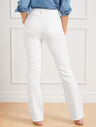 High-Waist Barely Boot Jeans -  White