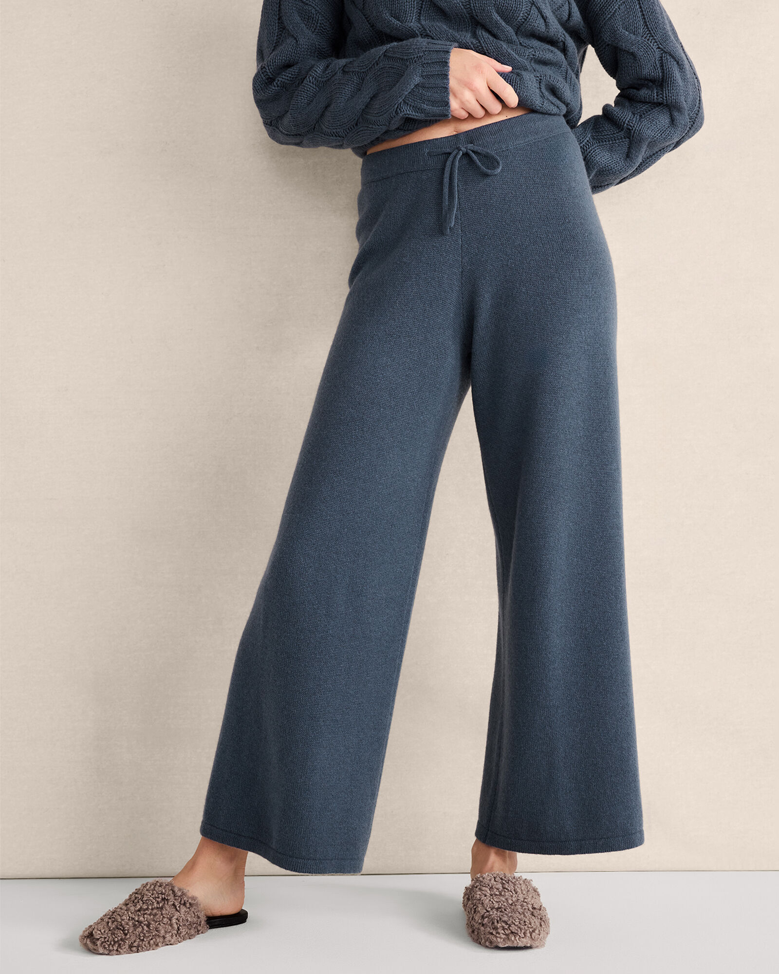Cashmere Wide Leg Pants | Haven Well Within display picture 1