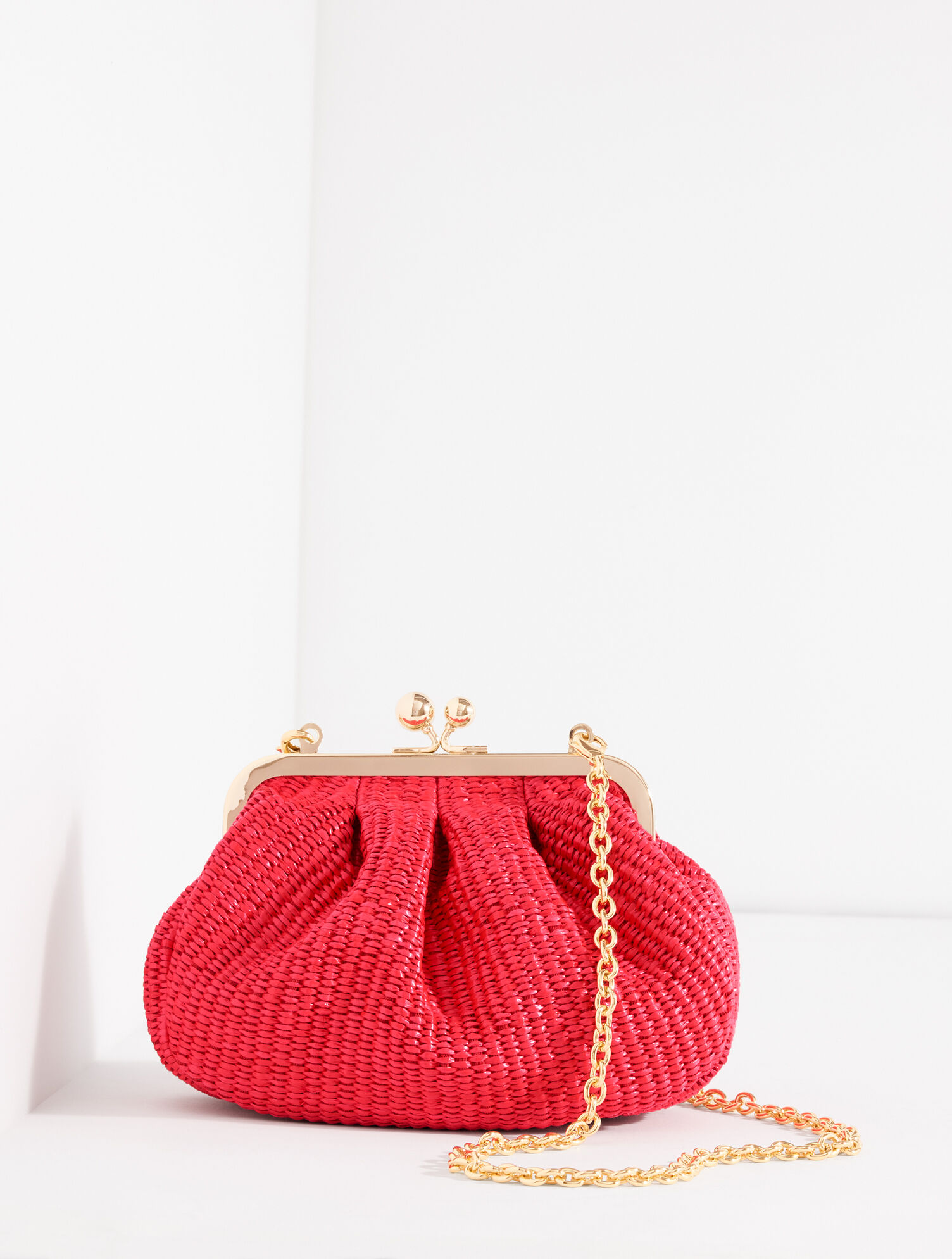 RSVP Gathered Frame Clutch