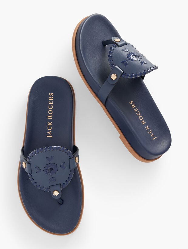Gold Sandal Jack Rogers Navy Blue Sandals Jack Rogers Midnight