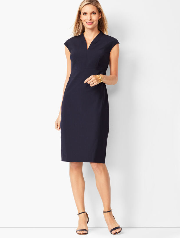 Seasonless Wool Sheath Dress