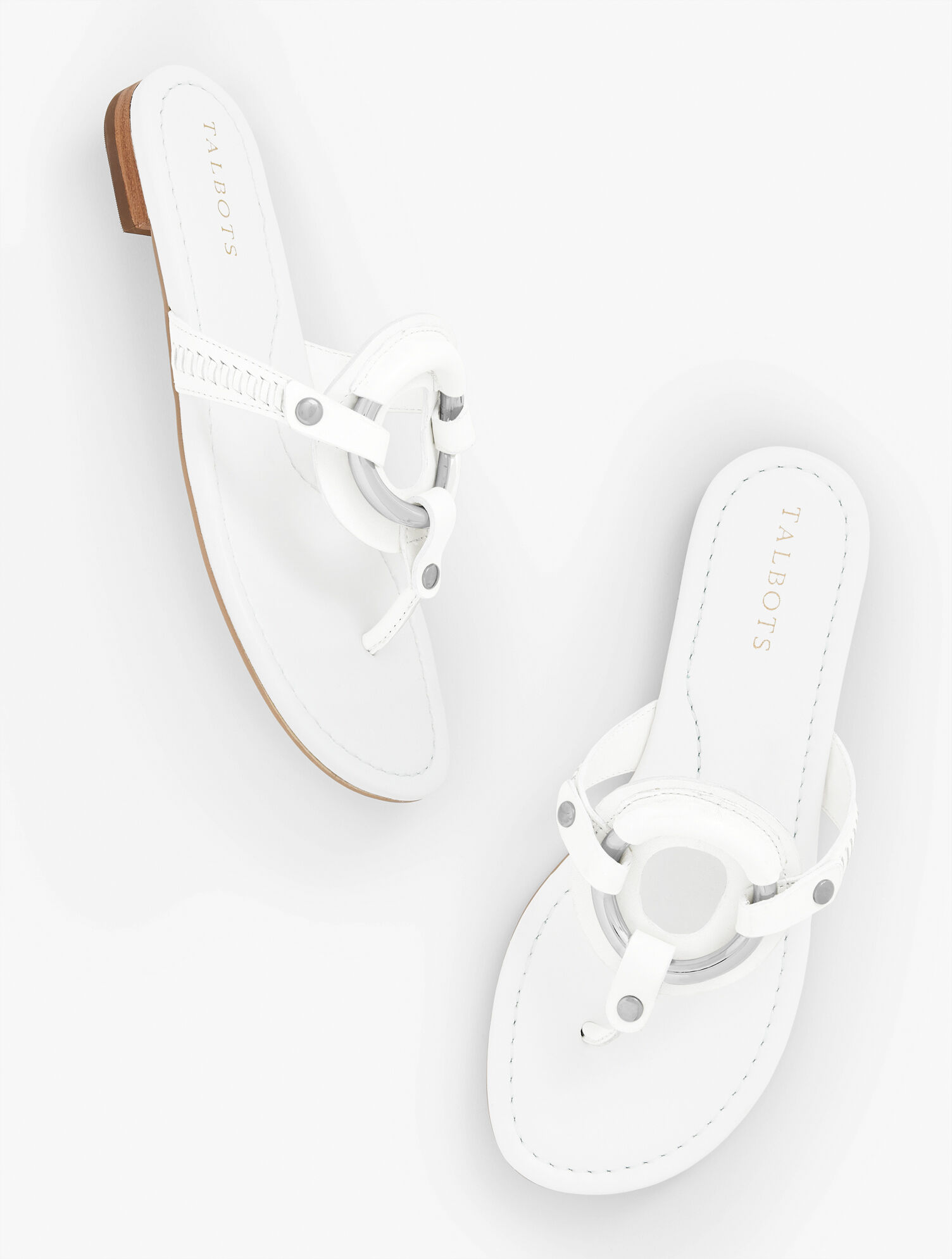 Gina Ring Vachetta Leather Sandals | Talbots