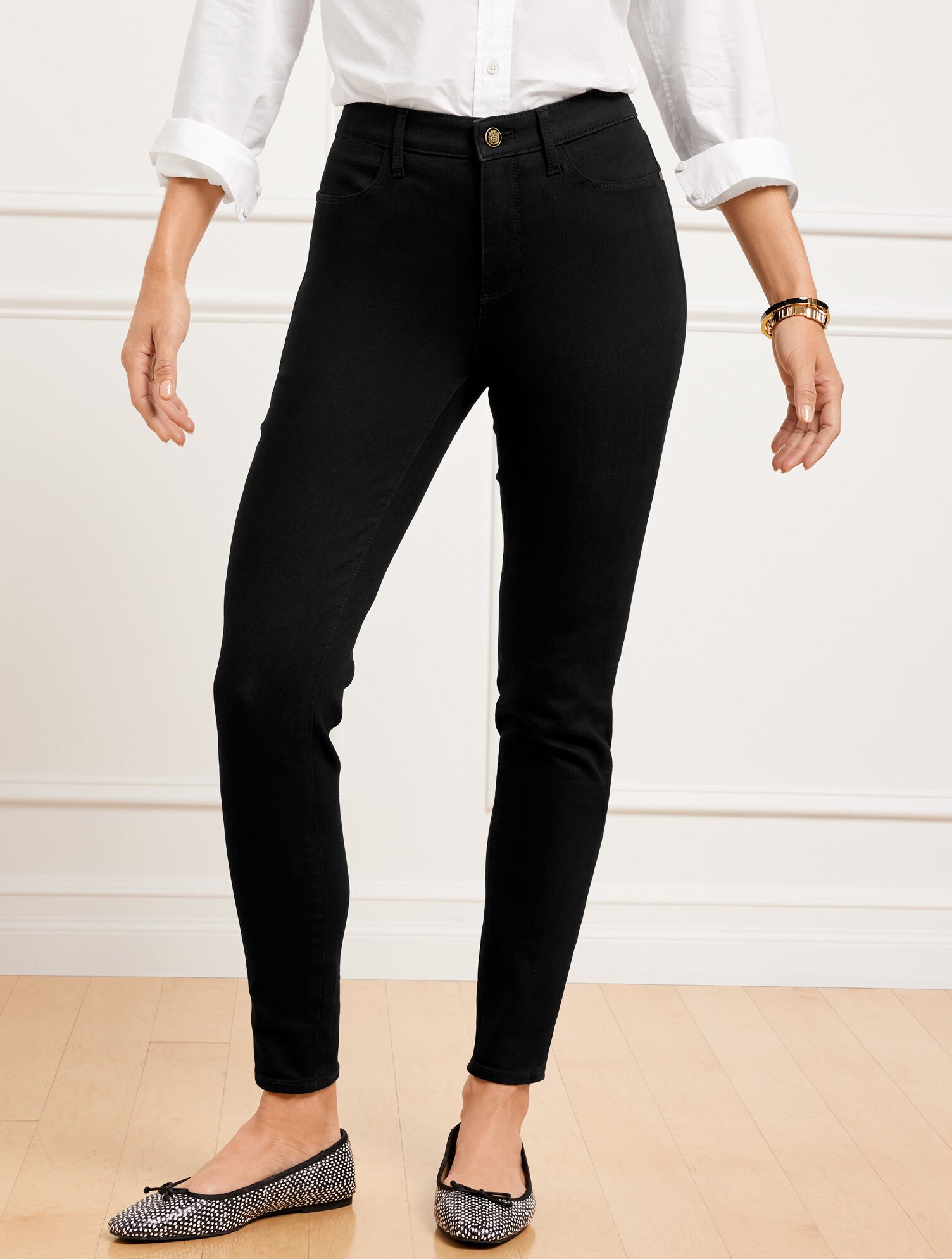 Jeggings Black Curvy Fit Talbots