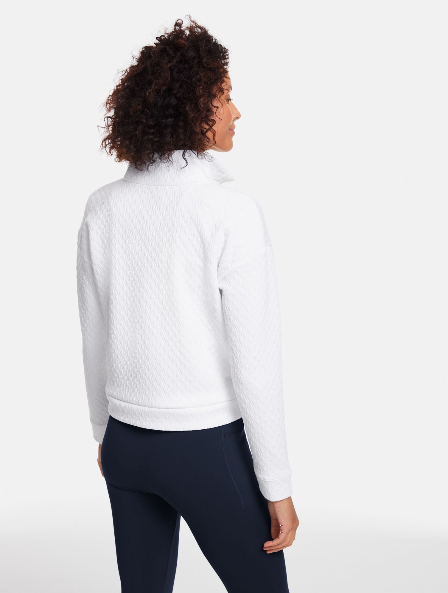 Jacquard Half-Zip Pullover