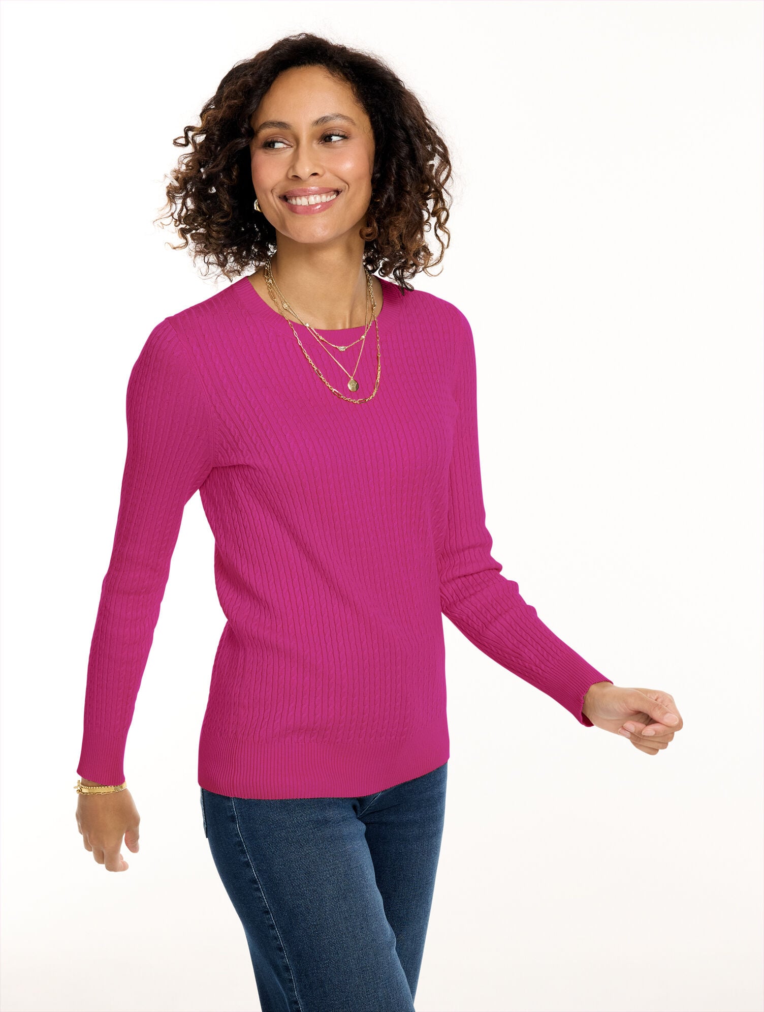 Micro Cable Sweater