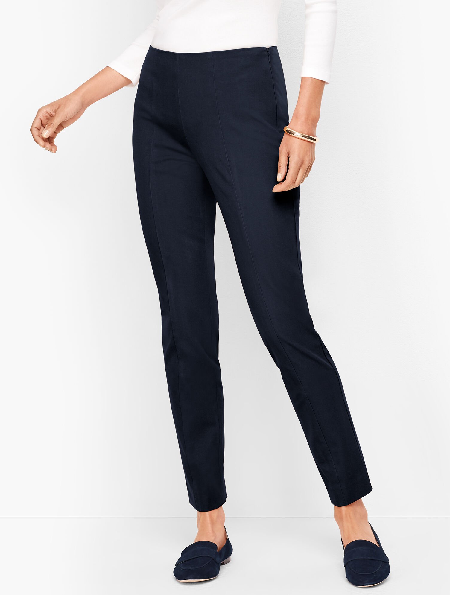 Talbots Chatham Ankle Pants - Front &amp; Back Stitched Seam