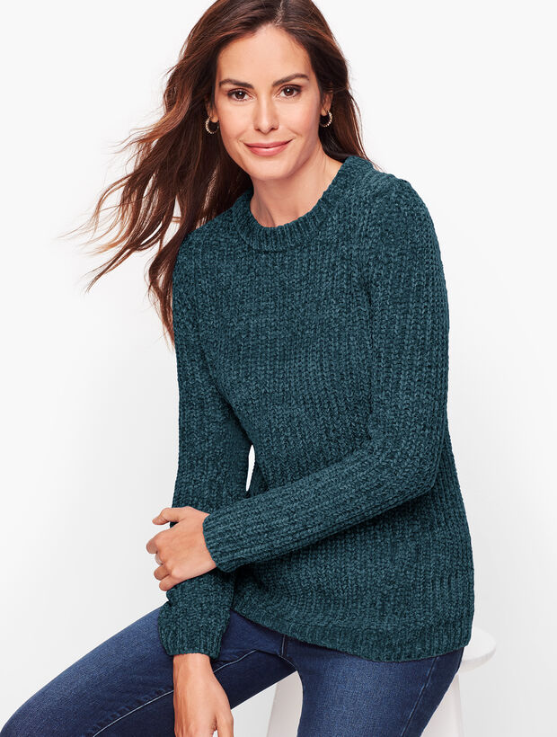 Mix Stitch Chenille Sweater