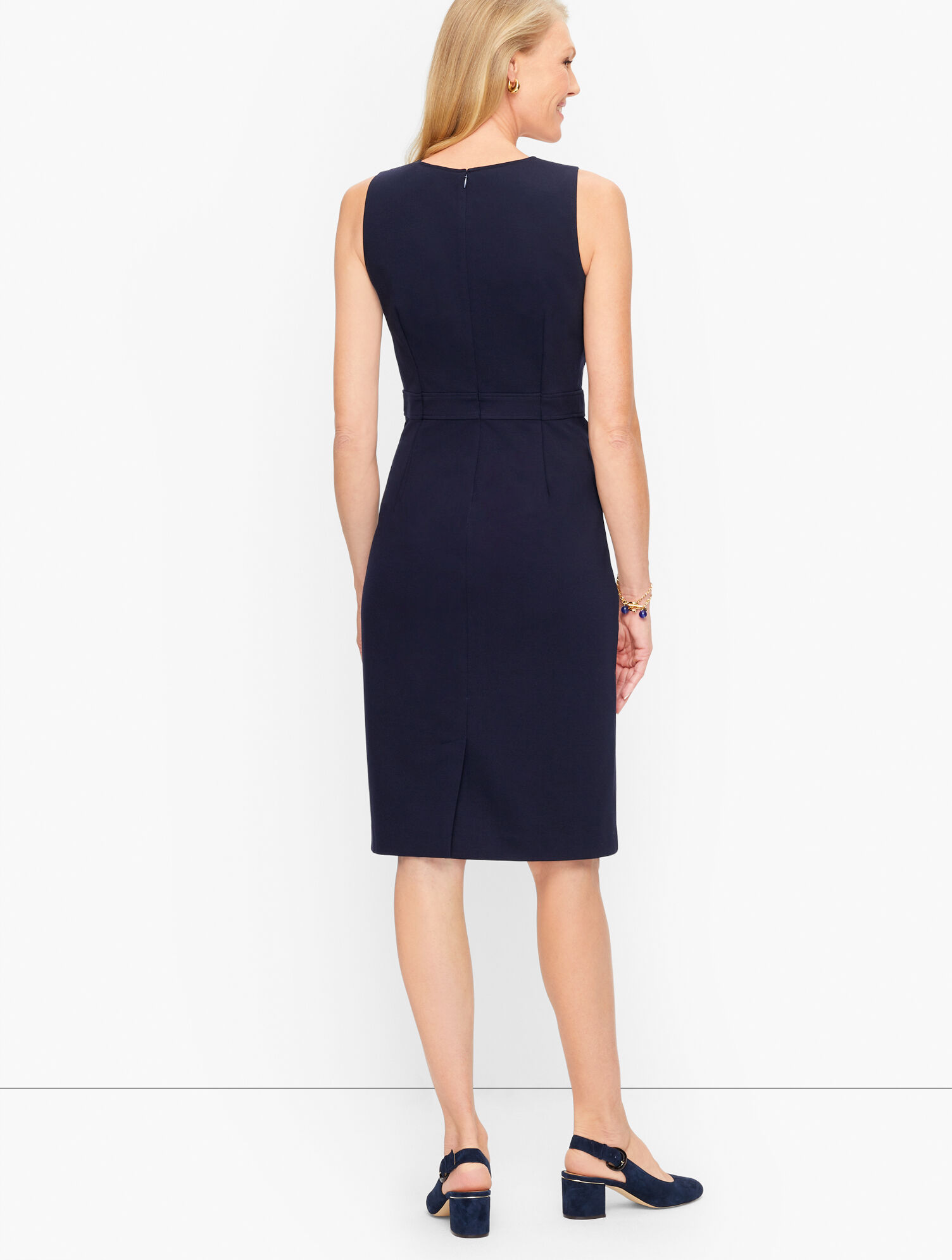 Italian Luxe Knit Sheath Dress | Talbots