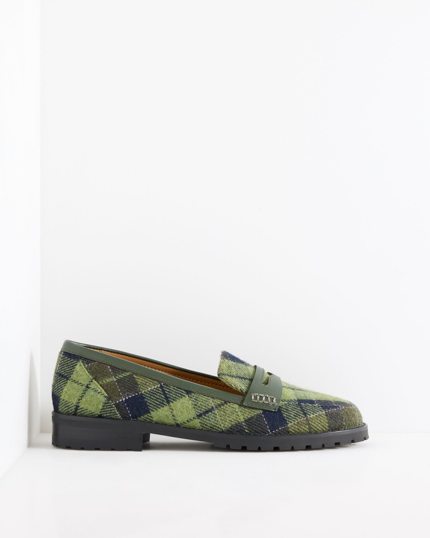 Cassidy Loafers - Hunting Plaid - thumbnail 3
