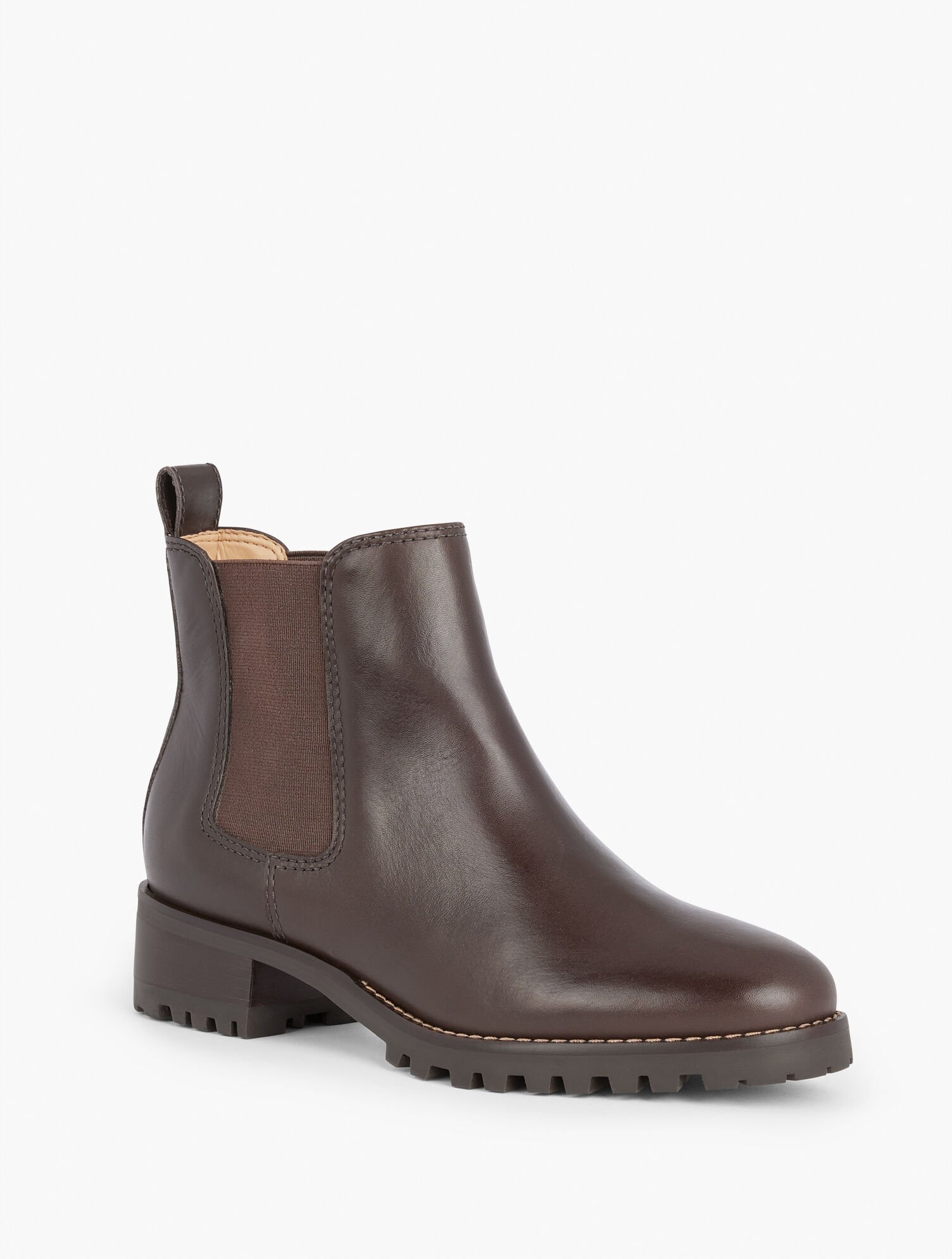 Tish Chelsea Boots - Pebbled Leather | Talbots