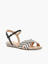 Daisy Micro Wedge Sandals - Stripe