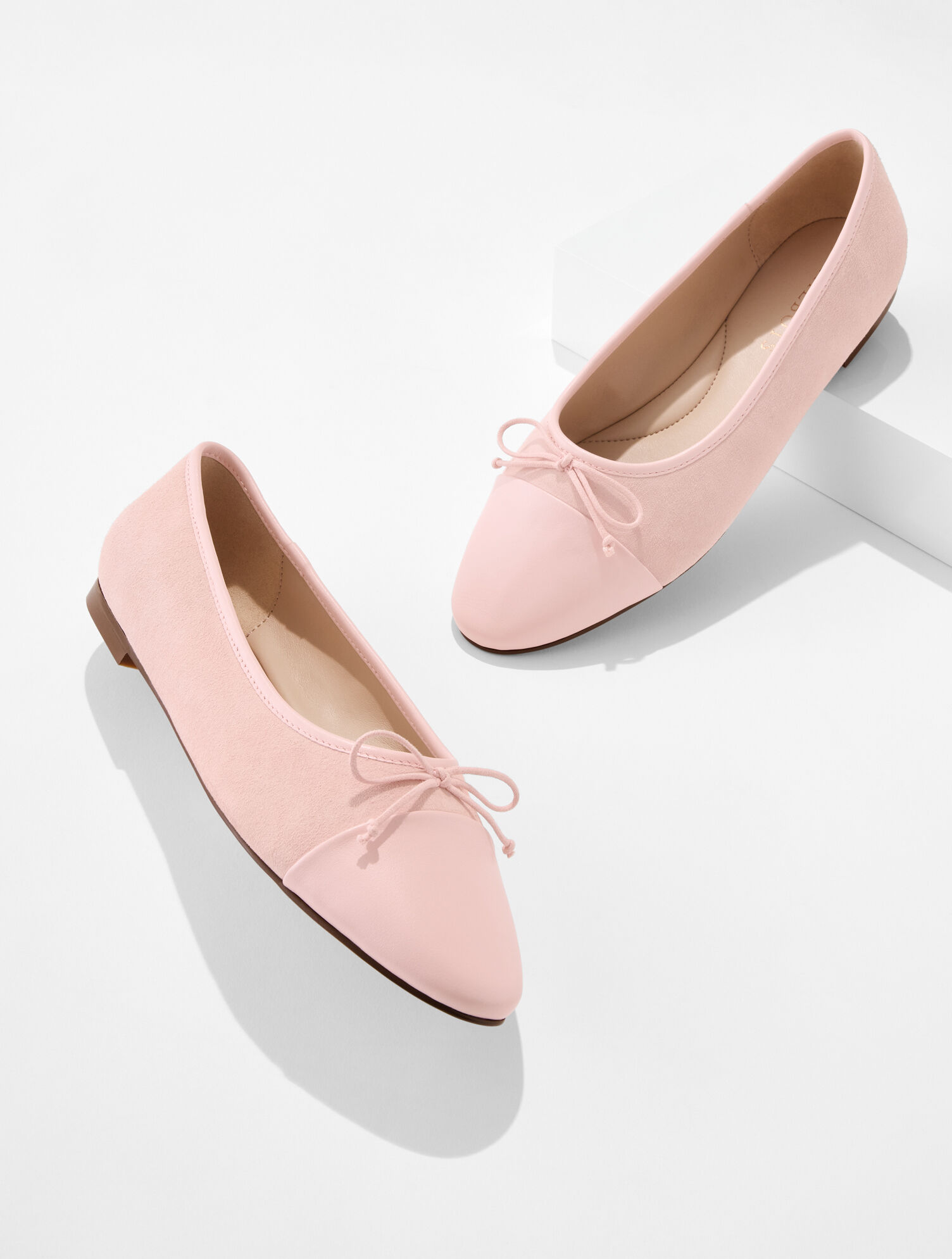 Ansly Nappa Suede Ballet Flats
