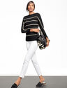 Dolman Sleeve Sweater - Stripe