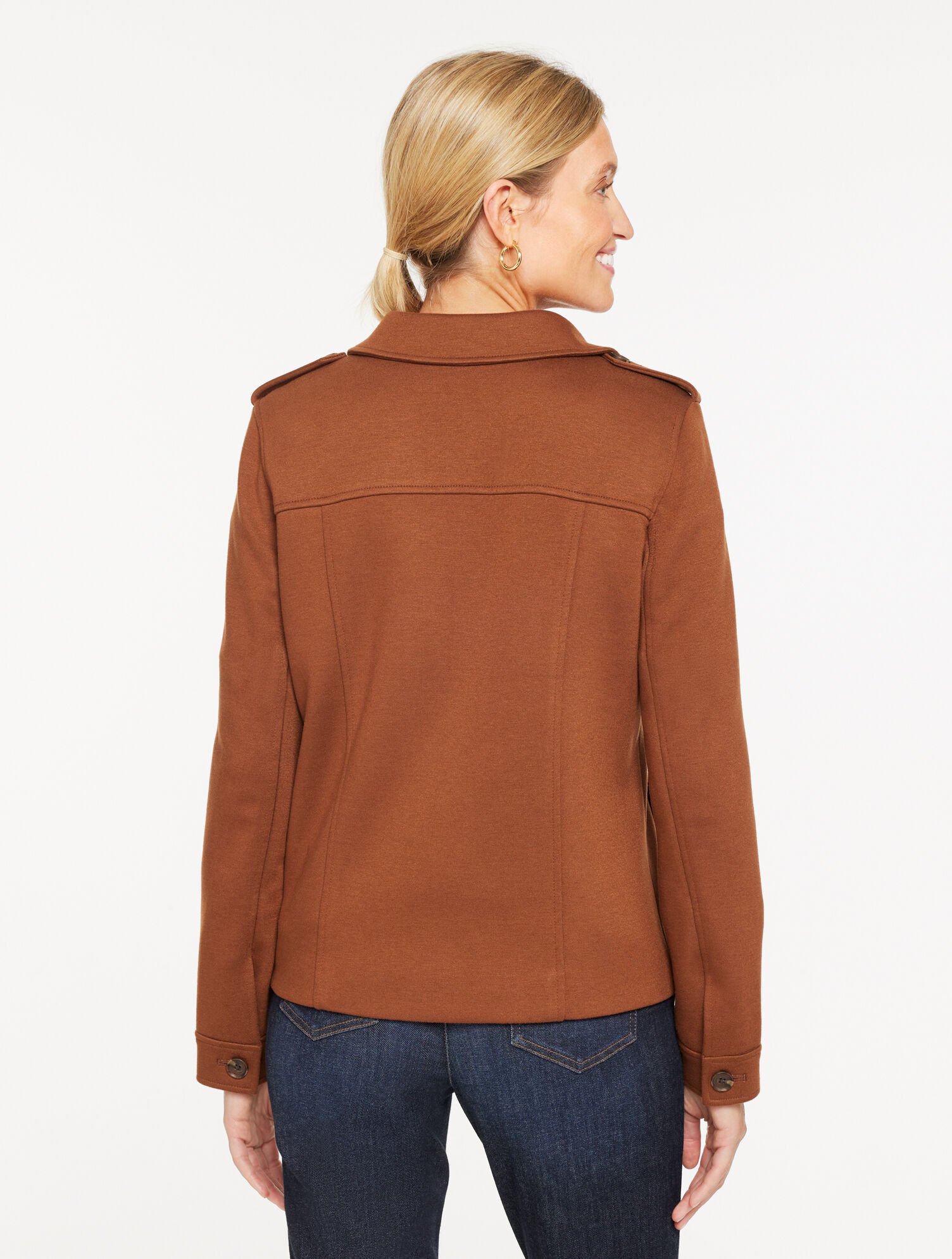 Brushed Knit Jacket