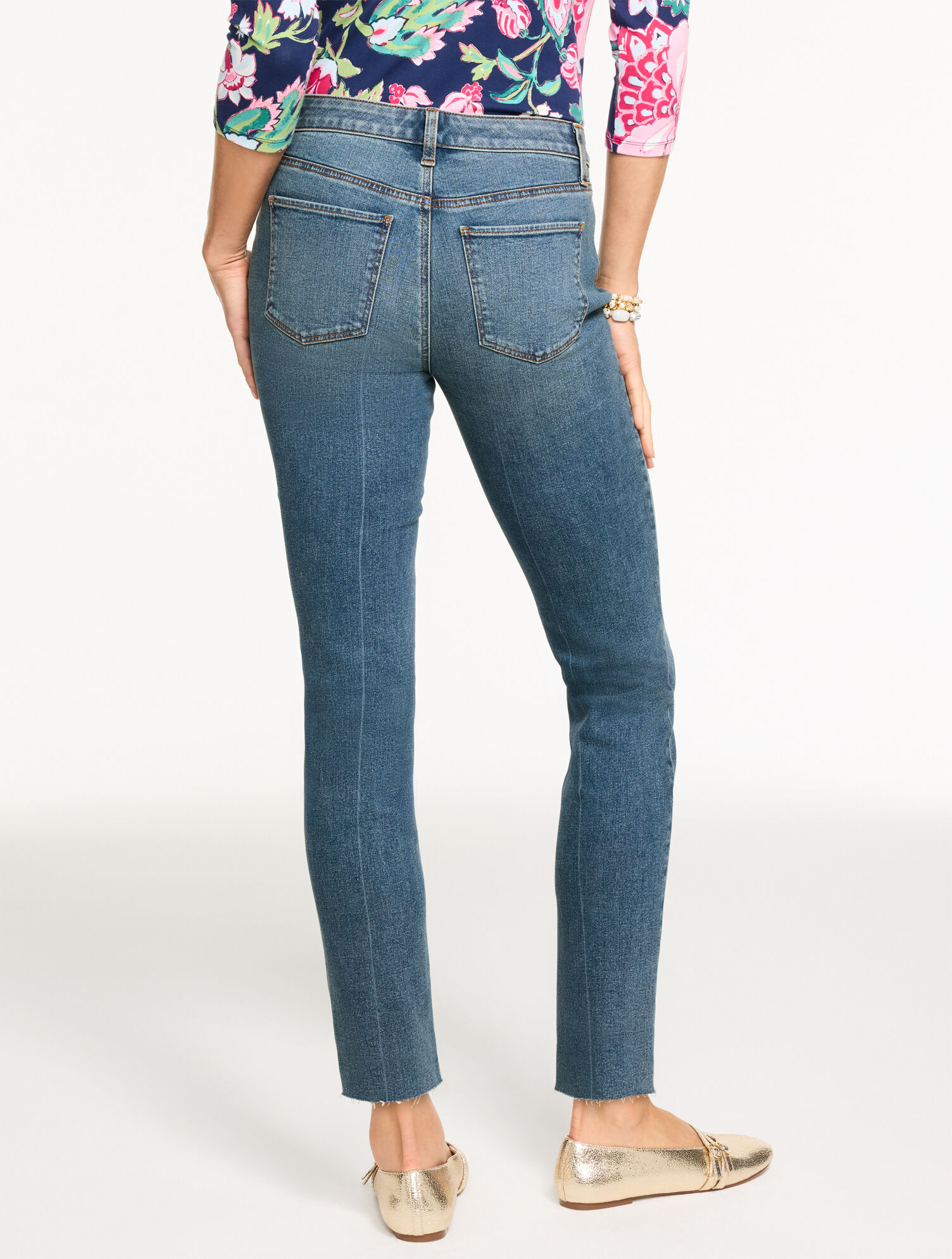 Rosalie Raw Hem Jeans main image 0
