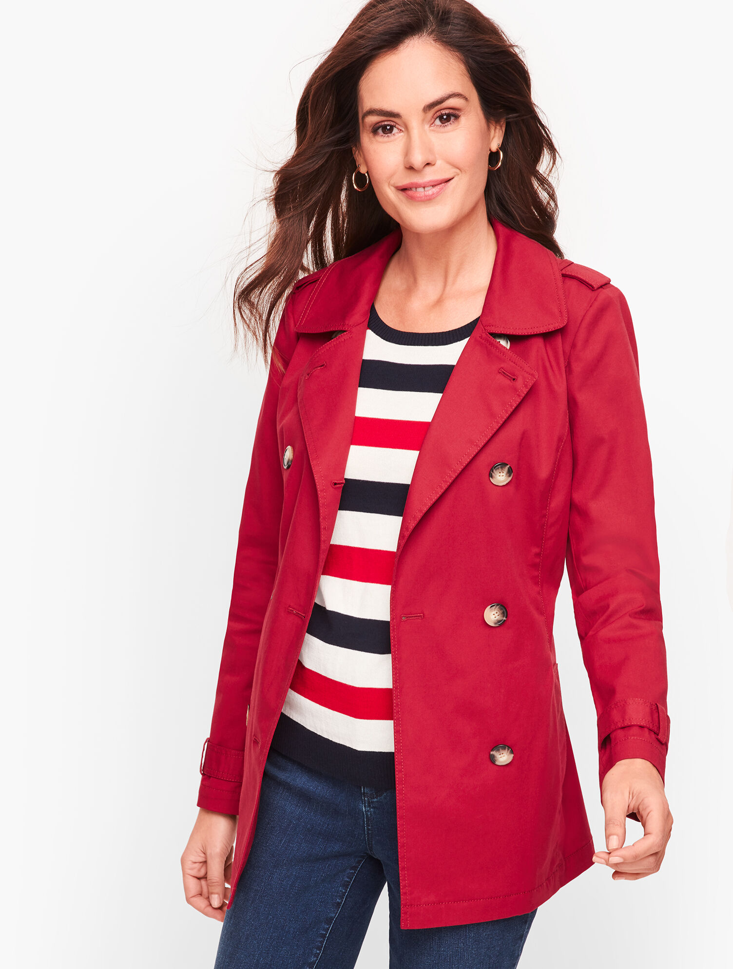 Short Trench Coat Talbots