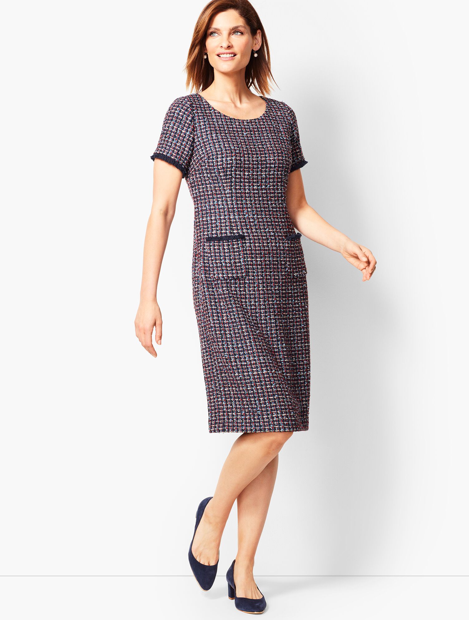 Tweed Fringe Shift | Talbots