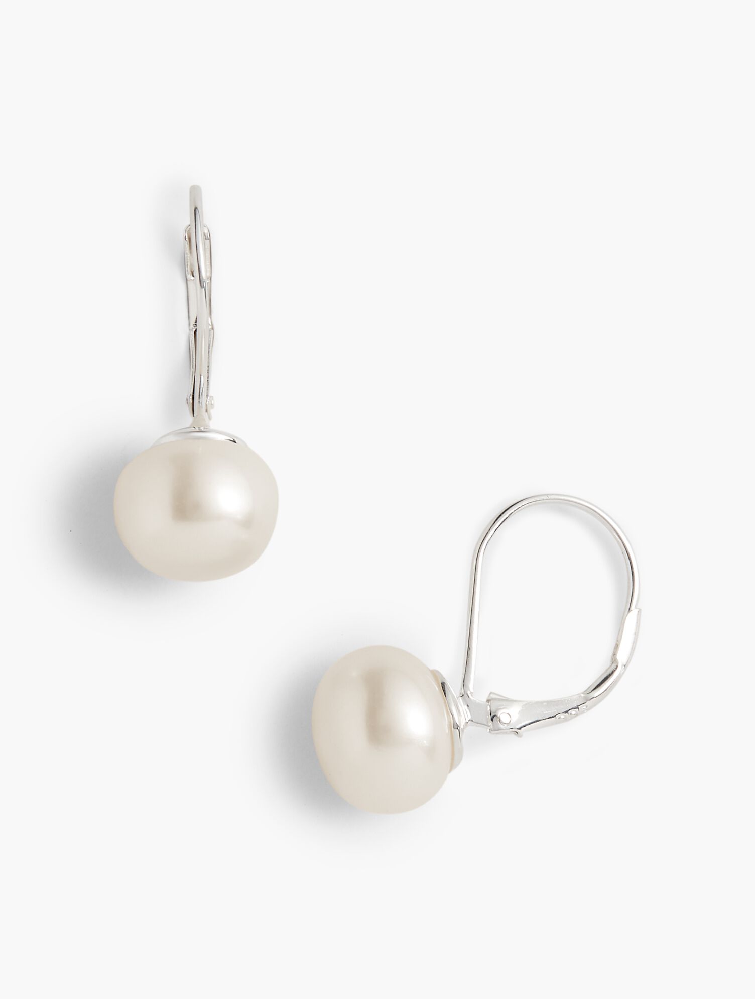 Freshwater Pearl Leverback Earrings