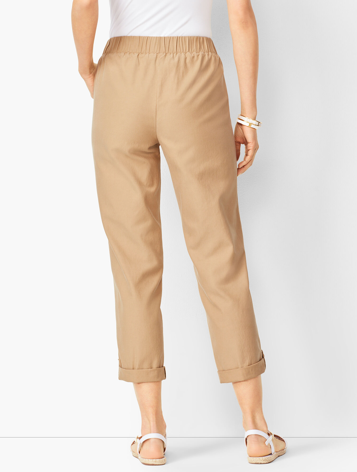 Drawstring Cuffed Pants