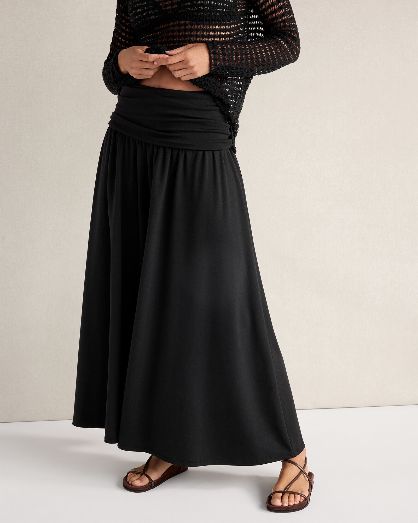 cotton modal dresses Women's Cotton Modal Sleeveless Tie Waist Maxi Dress