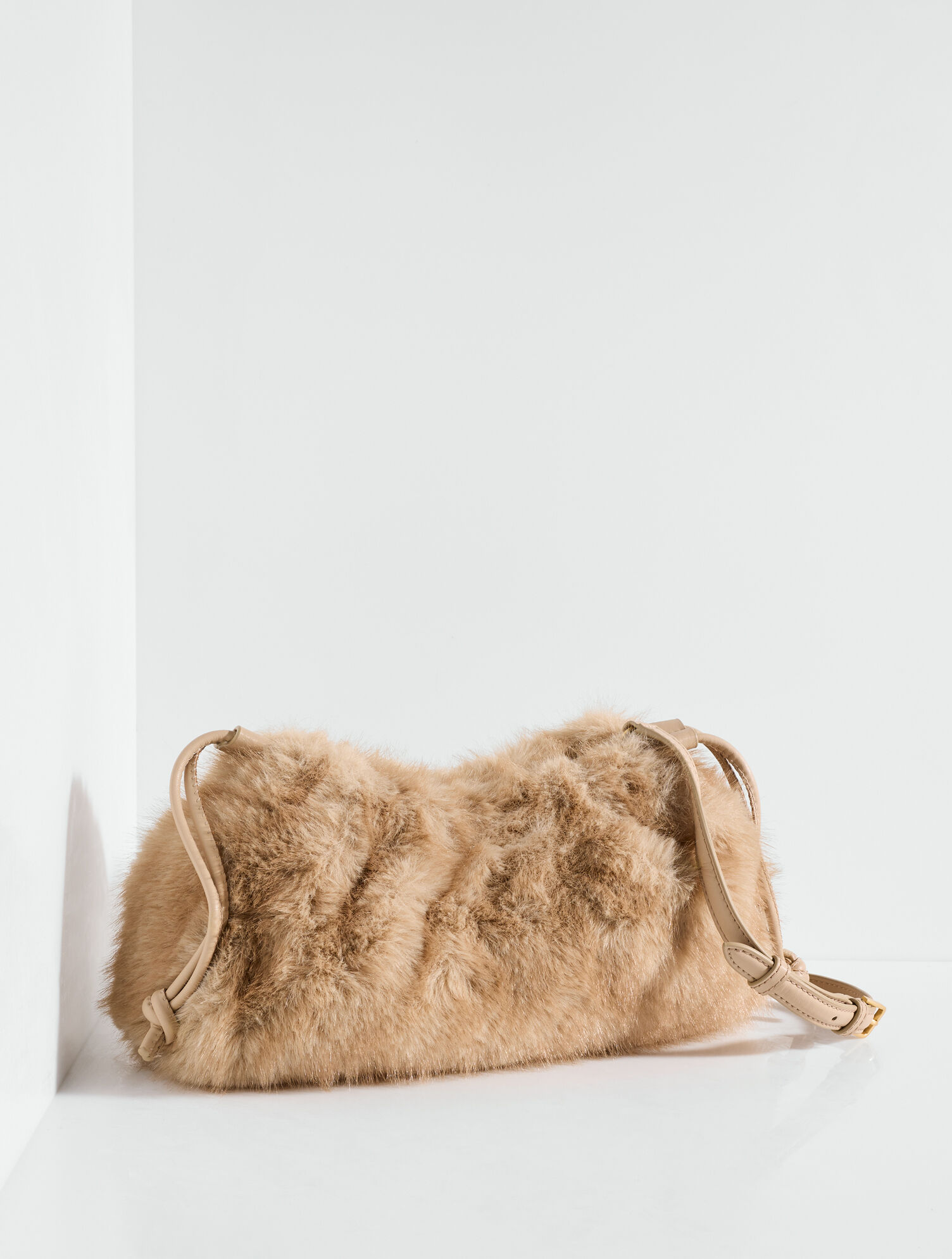 Serena Faux Fur Clutch