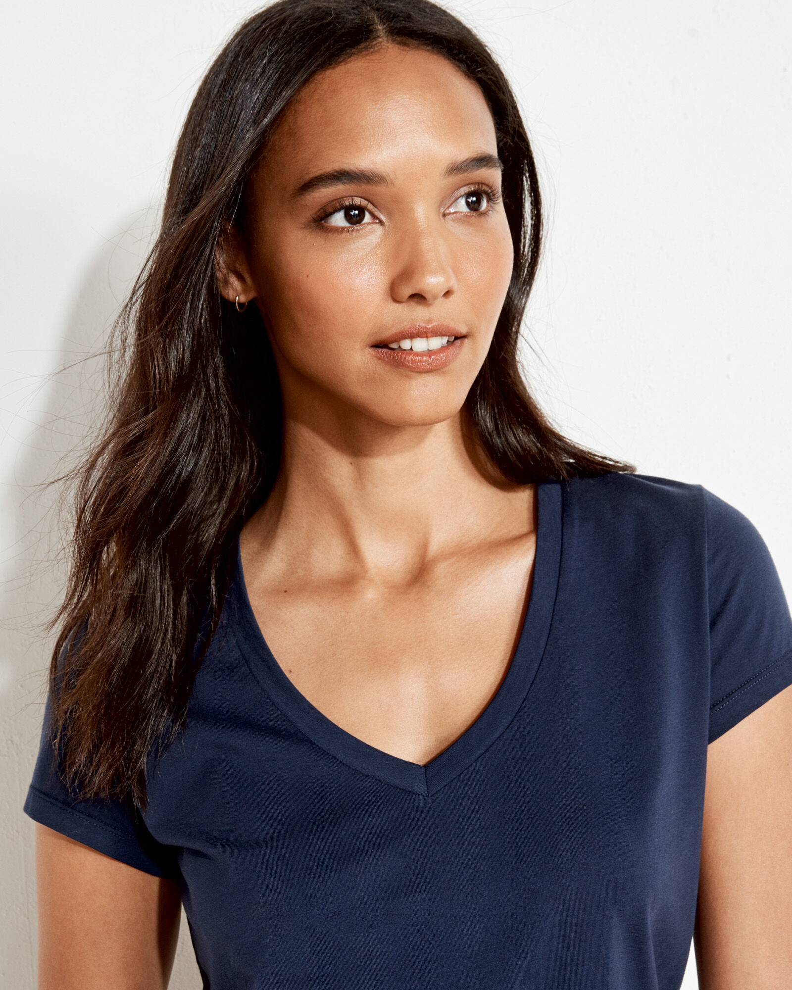 Organic Cotton Jersey VNeck Tee Haven Well Within