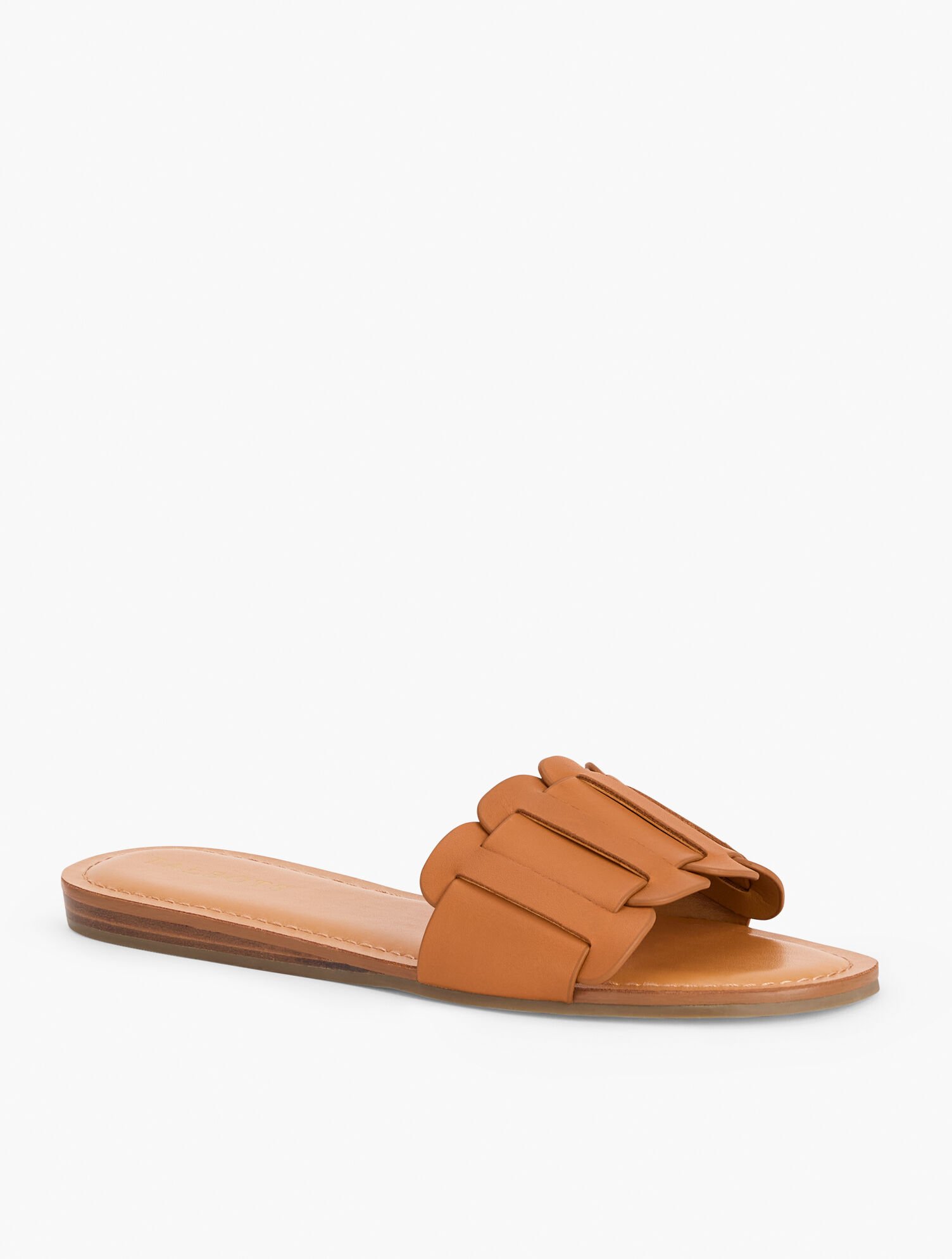 Kaia Vachetta Demi Wedge Slides