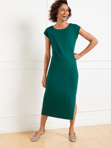 Women's Plus Green Cashmere Blend Dresses | Talbots Women's Plus Green Cashmere Blend Dresses | Talbots
