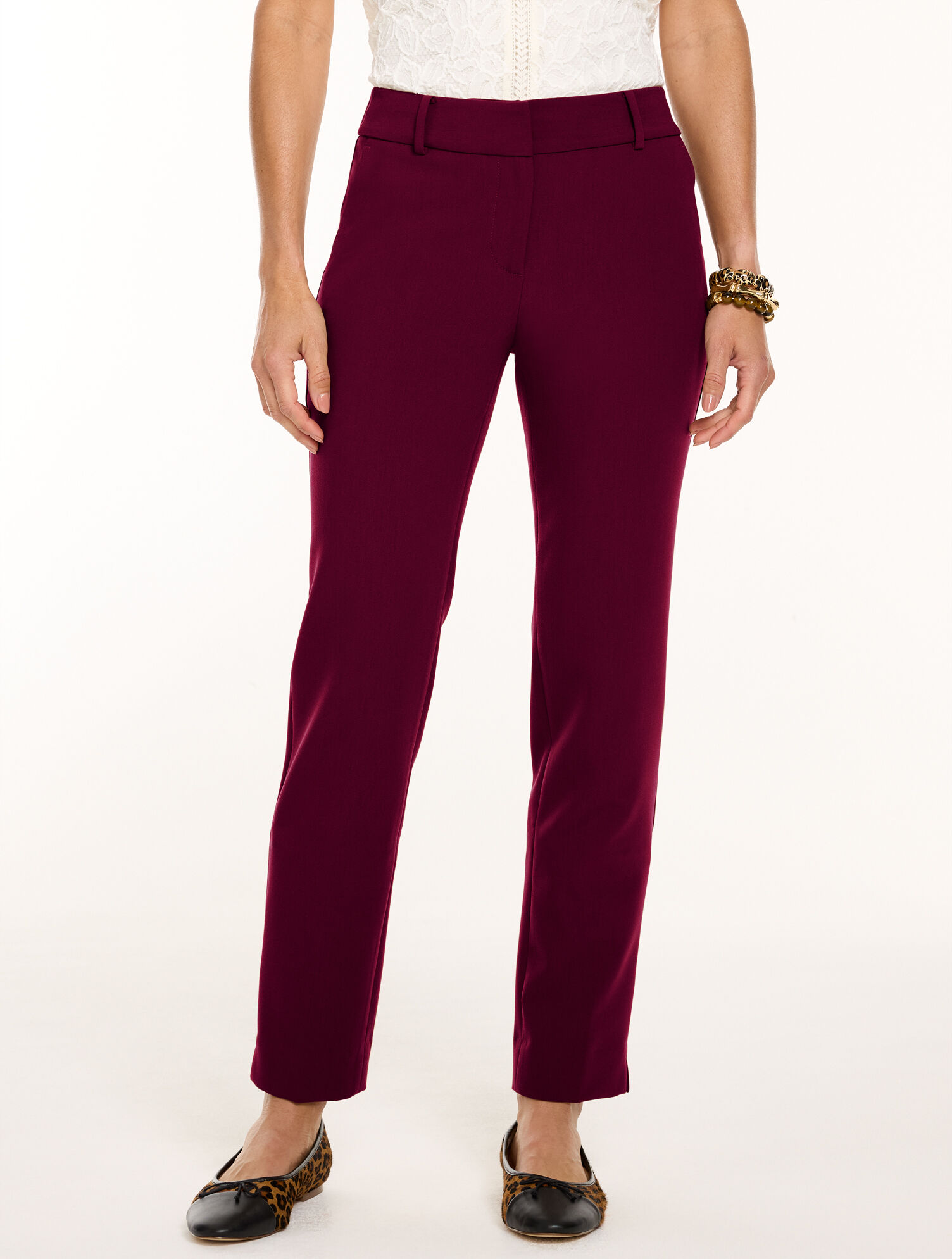 Talbots Hampshire Straight Ankle Pants