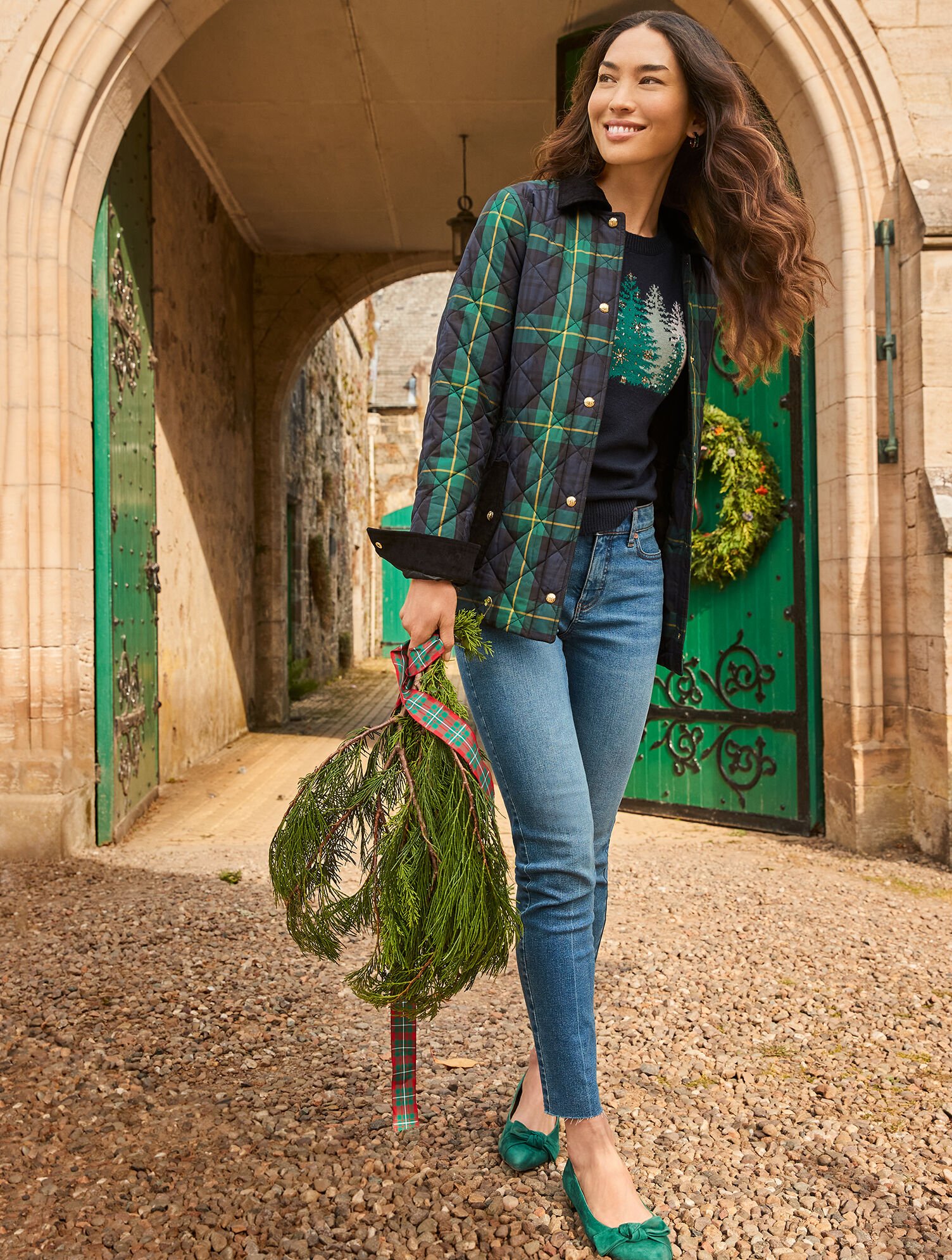 Tree Crewneck Pullover | Talbots