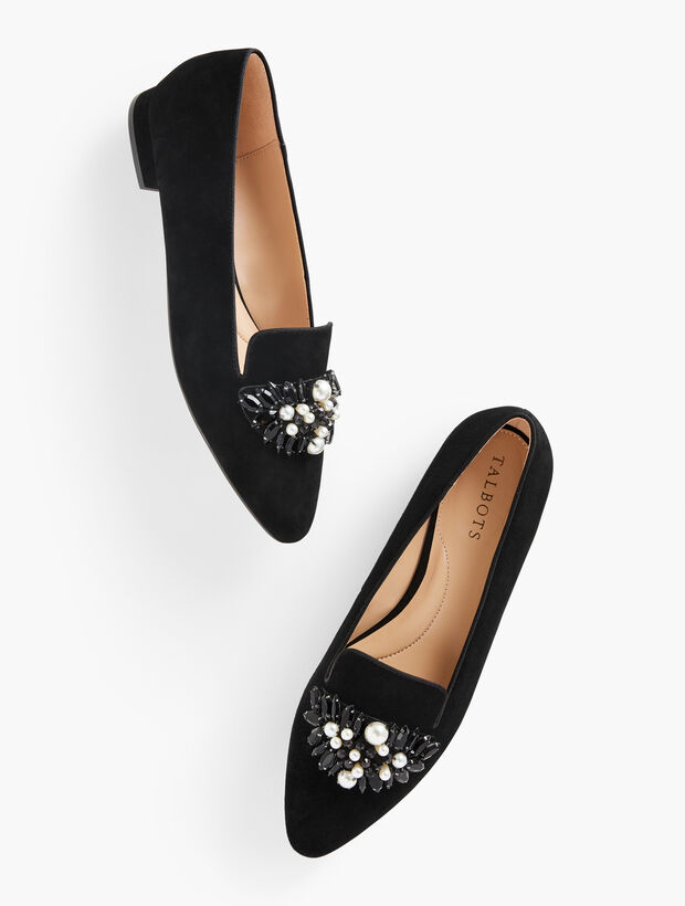Edison Cluster Suede Flats