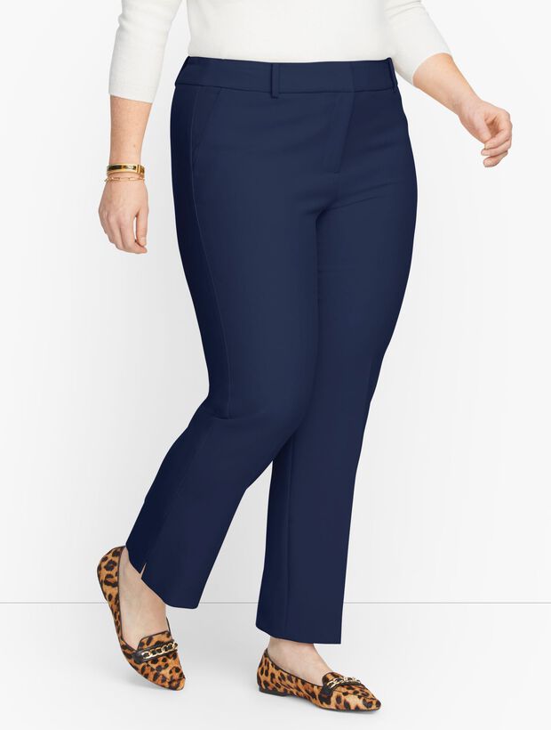 Plus Size Exclusive Talbots Hampshire Ankle Pants - Solid