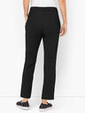 Luxe Comfort Straight Leg Travel Pants with Zipper