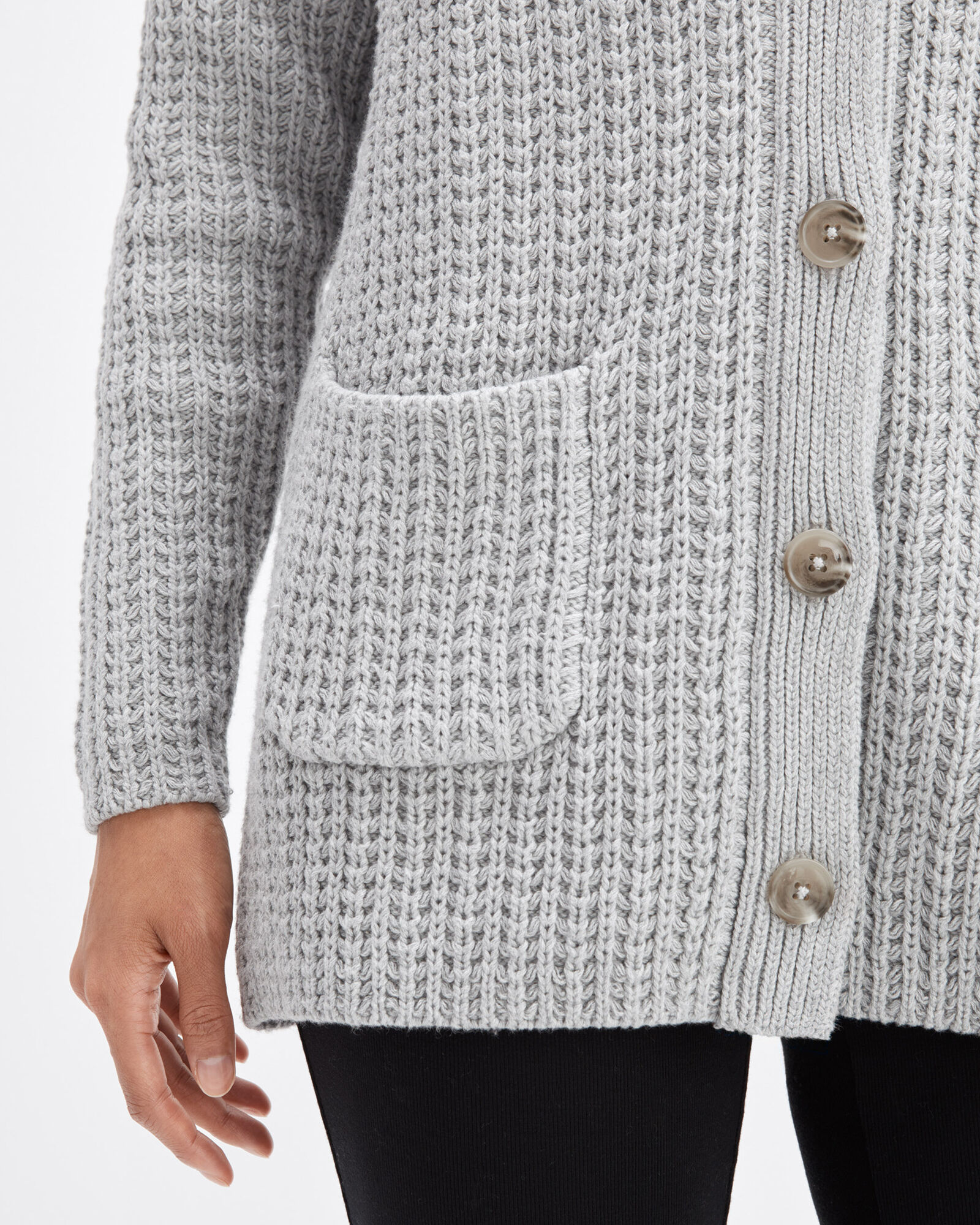 Organic Cotton Crochet Cardigan