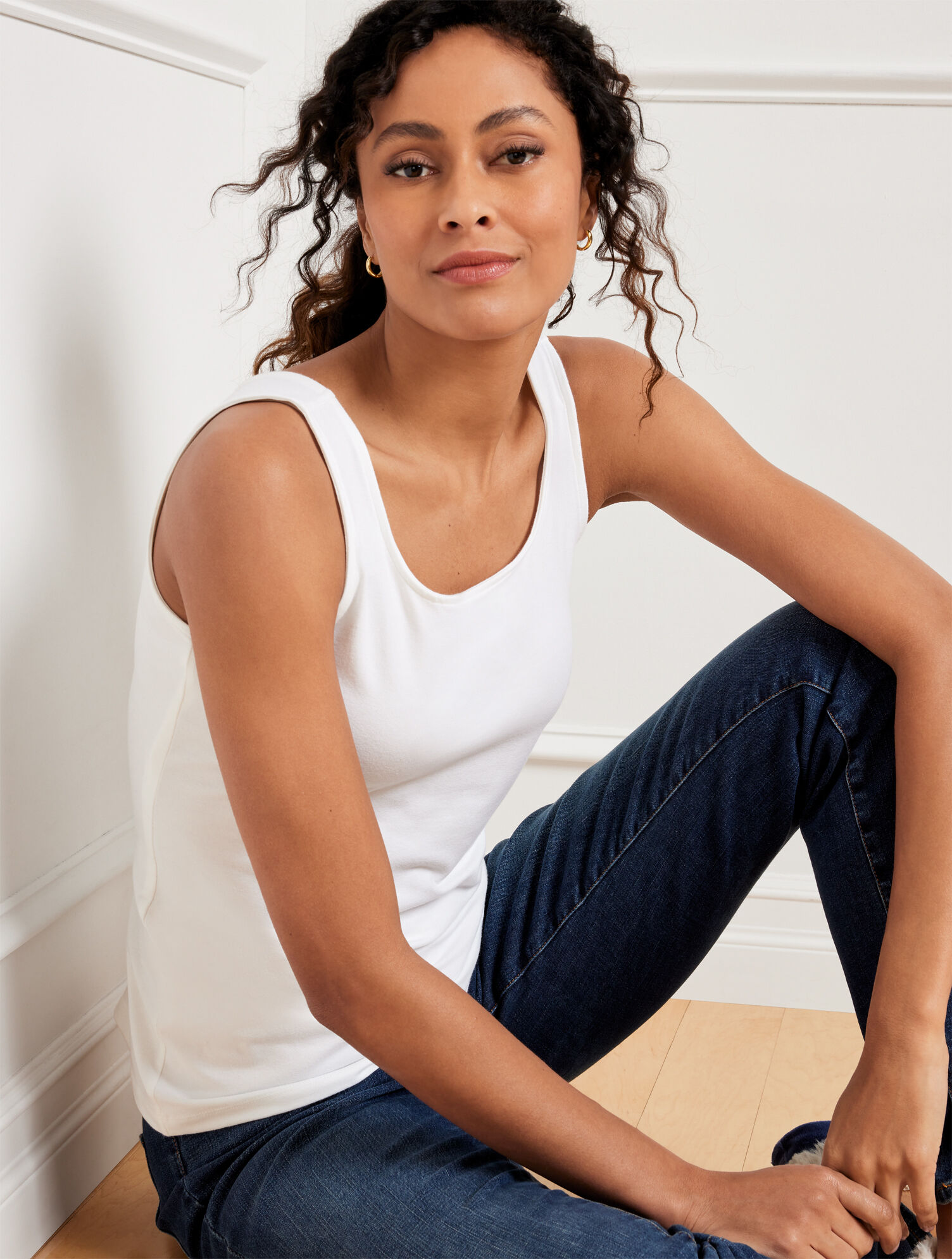 talbots sleeveless tops