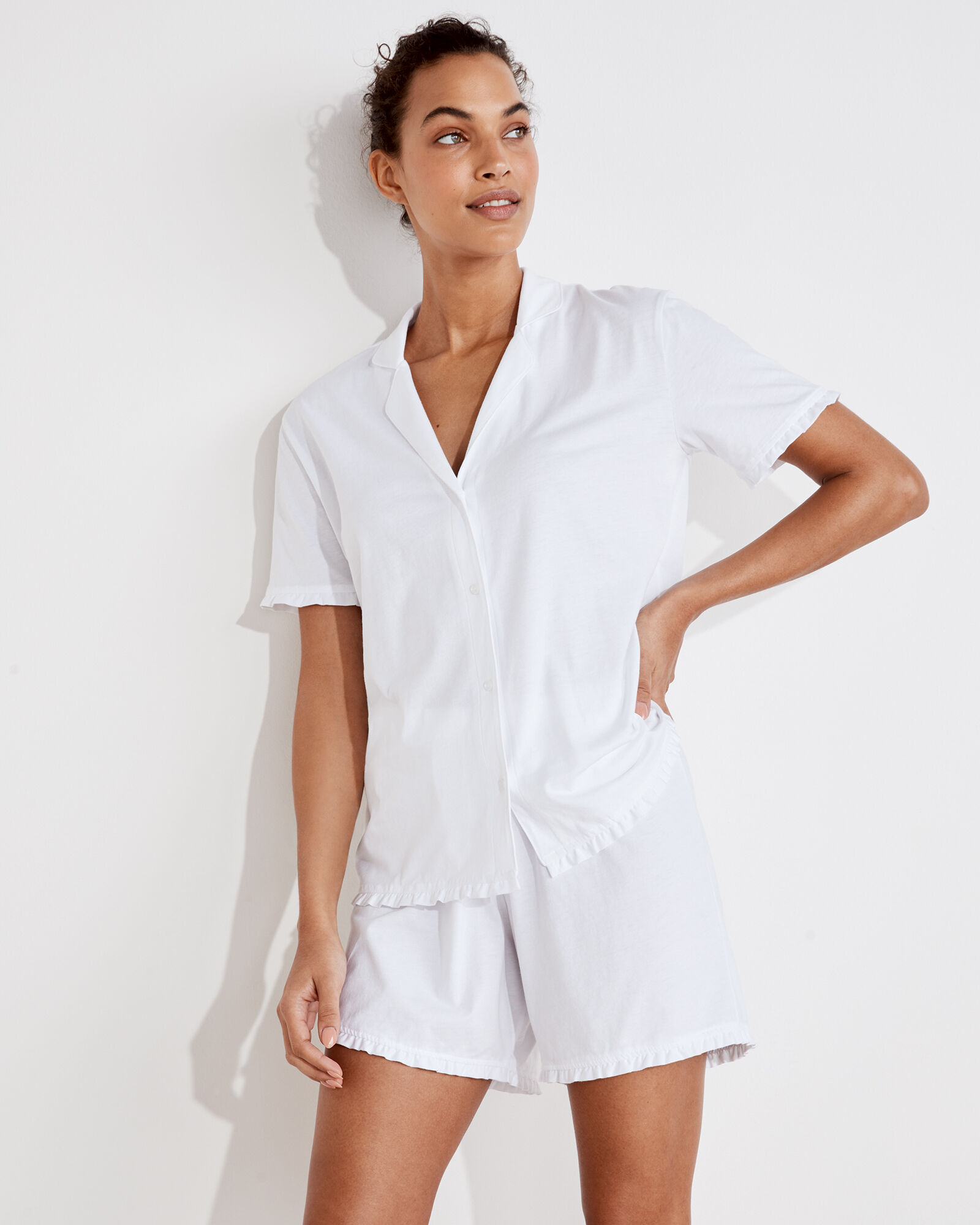 Organic Cotton Jersey Sleep Shirt Haven Well Within